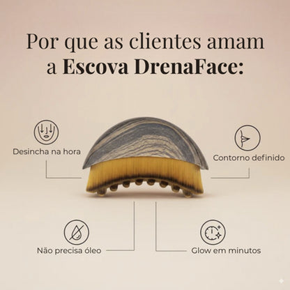 FaceDR - kit 2 Escovas de Drenagem Linfática Facial [PAGUE 1 LEVE2]