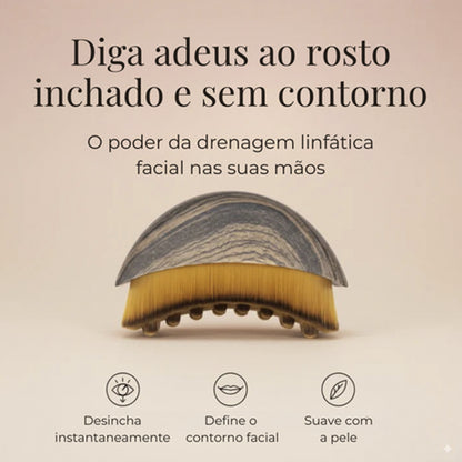 FaceDR - kit 2 Escovas de Drenagem Linfática Facial [PAGUE 1 LEVE2]