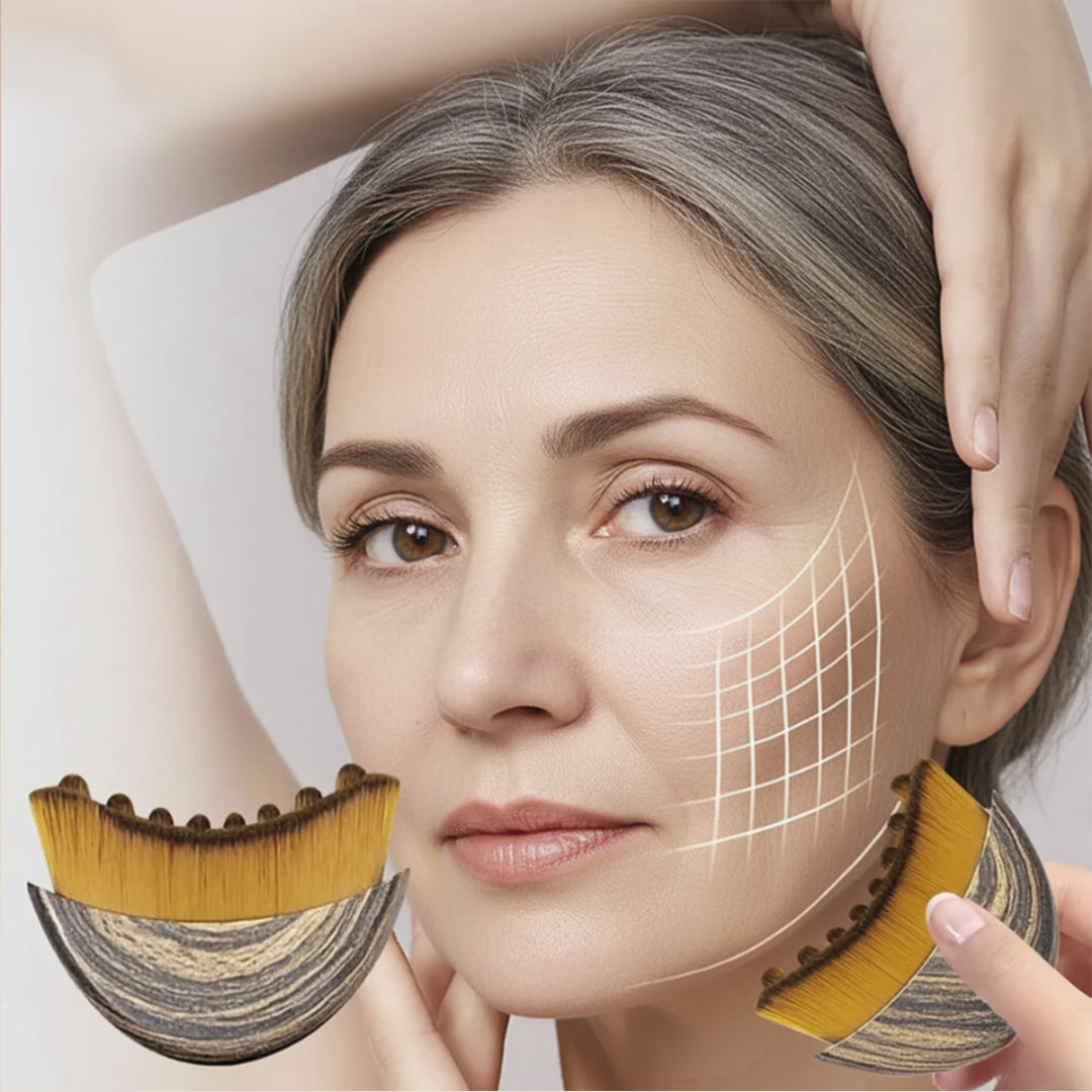 FaceDR - kit 2 Escovas de Drenagem Linfática Facial [PAGUE 1 LEVE2]