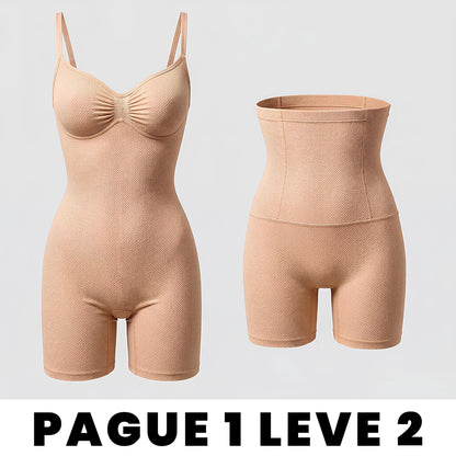 Kit Short modelador + macacão modelador - SHAPERSLIM